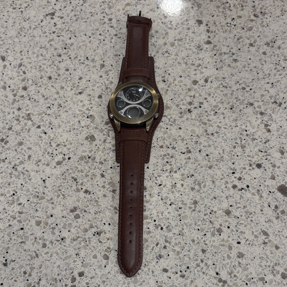 mossimo Other - Mossimo Tan Leather Watch Strap, Needs Battery